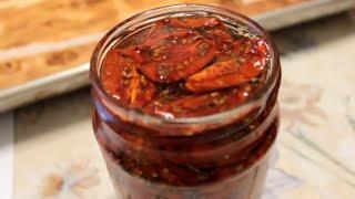 Домашние  ВЯЛЕНЫЕ ТОМАТЫ  НА ЗИМУ! АроматныеDomates Kurusu Fragrant Dried Tomatoes.