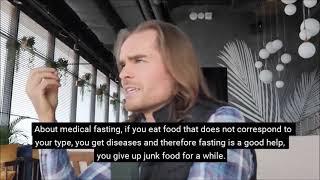 Roman Milovanov about medical fasting, doctors and lies in the meat and dairy industry