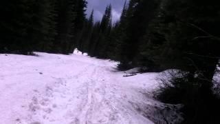 More snow trudge.
