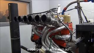 Holden 202 Race Engine Dyno Triple Webers