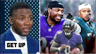 GET UP | Lamar Jackson is 23-1 against the NFC! - Ryan Clark bold predict Ravens-Eagles Week 13