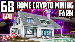 68 GPU Home Crypto Mining Farm Tour  | What Am I Currently CryptoMining?