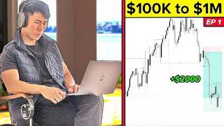 Professional Trader Tries To Turn $100k to $1M