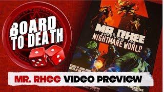 Mr Rhee Board Game Preview Video -  Board to Death TV