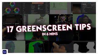 17 Greenscreen Tips