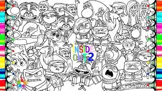 Inside Out 2 Coloring Pages Mix / How To Color All Emotions from Inside Out / NCS Music