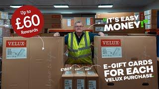 Get £60 in e-Gift Cards When You Buy VELUX Roof Windows | Double Rewards Explained