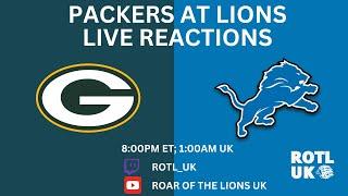 Green Bay Packers at Detroit Lions TNF Play-By-Play Reactions | NFL 2024 Week 14