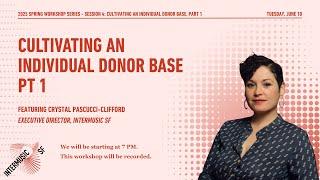 InterMusic SF 2025 Workshop Series: Cultivating An Individual Donor Base PT 1