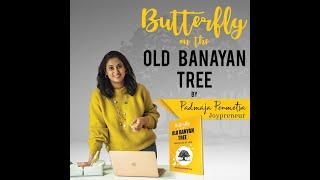 Padmaja Penmetsa talking about 'Butterfly on the Old Banyan Tree'