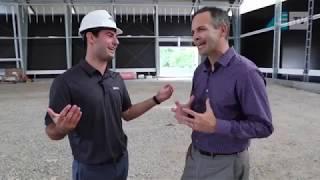 Stony Brook Athletics' Dubin Family Indoor Training Center with AD Shawn Heilbron