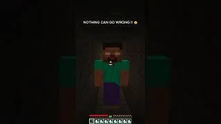 BRO THOUGH I WAS ALONE !!   #gamingcontent #minecraft #minecraftmeme #shorts #dog #herobrine