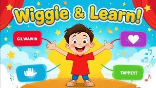 "Wiggle Giggle Rhyme – Fun Body Parts Song for Kids!"