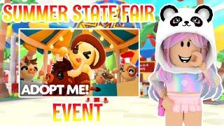 Exploring the Summer State Fair Event in Adopt Me! ️