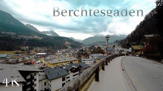 4K Berchtesgaden - Market in Bavaria, ASMR Walk in a beautiful mountain town in the Alps