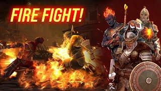 Hound and HOM burn Fakir Kamal (Hero 3)  - Shadow Fight 3