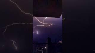 Scary Thunderstorm and Lightning Strikes#shorts