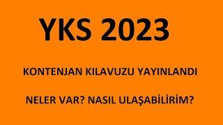 YKS KONTENJAN KILAVUZU YAYINLANDI - NERDEN NASIL İNDİREBİLİRİM? SIRALAMALARA VE KONTENJANLARA BAKMA