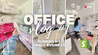 OFFICE VLOG #1: Day in the Life of a Small Business Owner Post LAUNCH DAY!