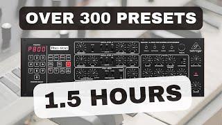 Behringer Pro-800 ► Over 300 Presets [1.5 HOURS]