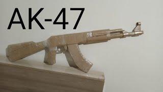 Como fazer uma AK-47 de papelão !!!