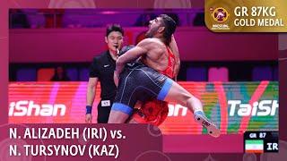 Gold Medal • GR 87Kg • Naser Ghasem ALIZADEH (IRI) vs. Nursultan TURSYNOV (KAZ)