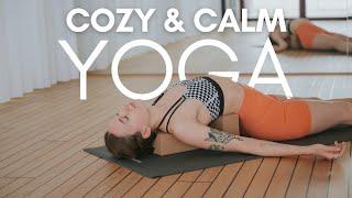 Cozy Yoga Flow for Lazy Days - 15 minutes gentle Yoga practice - all levels