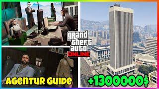 MILLIONEN verdienen mit der AGENTUR in GTA 5 ONLINE als Anfänger! Geld machen SOLO in GTA 5 2024!