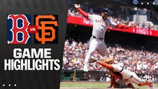 Red Sox vs. Giants Game Highlights (6/22/25) | MLB Highlights