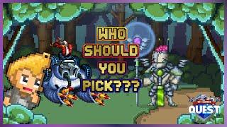 Glarzdos VS Oladus! What Starter Bait Is Best? | Bit Heroes Quest 