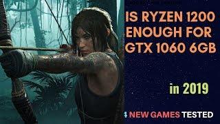 Does Ryzen 3 1200 bottleneck GTX 1060 ? vs i5 8400 , 2019 Games