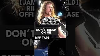 DO YOU LIKE THIS SONG? METALLICA (JAMES HETFIELD) RIFF TAPE VS OFFICIAL RELEASE #shorts #metallica