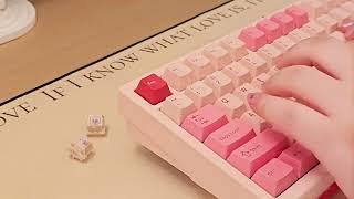 An irresistible keyboard, sharing the typing sound of WAVE75#keyboard #desksetup#Mechanical keyboard