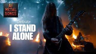 Metal Music Video song called I Stand Alone | AI METAL SONGS #aimetal  #music  #musicvideo#musica#ai