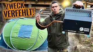 VÖLLIG ÜBERSCHÄTZT?! Portable Gasheizung enttäuscht | Survival Mattin