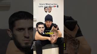 Islam Makhachev calls Jake Paul  #shorts #jakepaul #islammakhachev #funny #ufc #boxing