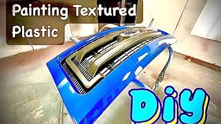 HOW TO Paint Textured Plastic Parts  Grilles, Bumpers, Mirrors, Door Handles etc.