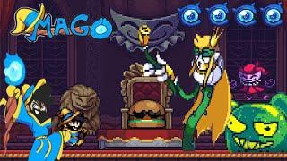 Mago: The Villain's Burger Demo All 4 Collectibles / Action Indie Pixel Art Gameplay Boss PC Switch