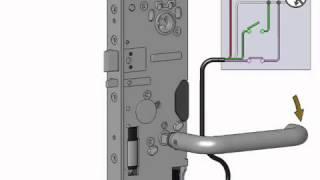 Моторный замок Abloy EL590, EL490 регулировка, настройка