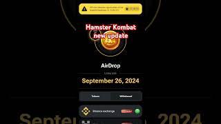 Hamster kombat new update | 21-09- 2024 | #hamsterkombat #hamsters #hamsterkomabttodayupdate