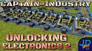Unlocking Electronics 2  Captain of Industry DragonIsle  Ep20  Lets Play, Walkthrough