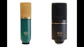 MXL V67G VS MXL 770 so-called voicing/singing/rapping test.
