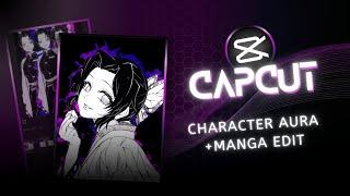 Character Aura + Full Manga Edit Tutorial | TikTok Trend | Capcut Tutorial