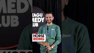 Horse Riding | Vikas Kush Sharma | Standup Comedy Crowd Work #standupcomedy #shorts