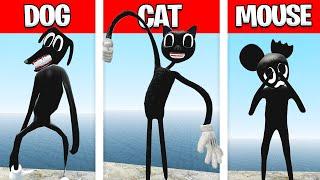 CARTOON CAT vs CARTOON DOG vs CARTOON MOUSE! (Garry's Mod)