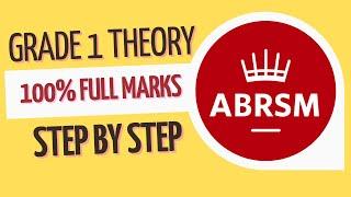 ABRSM Grade 1 Theory Online Exam ( Walkthrough with Answers and Explanations)