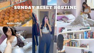 SUNDAY RESET ROUTINE  clean with me, productive days in my life & deep cleaning