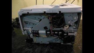 HP LaserJet P2055dn разборка,замена термопленки.