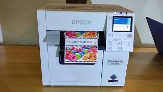 Unboxing the NEW! Epson C4000e Colour Label Printer