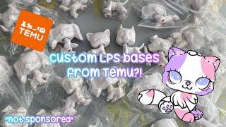 Temu lps customs haul️ Bases, charms & more! *not sponsored*